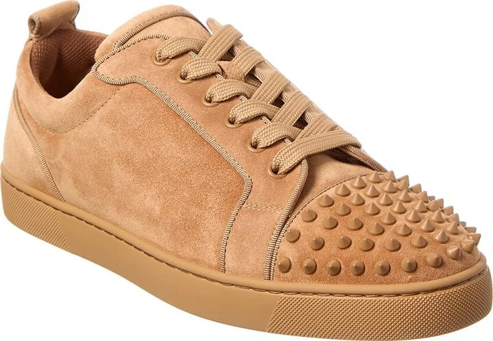 Christian Louboutin Louis Junior Spikes Suede Sneaker
