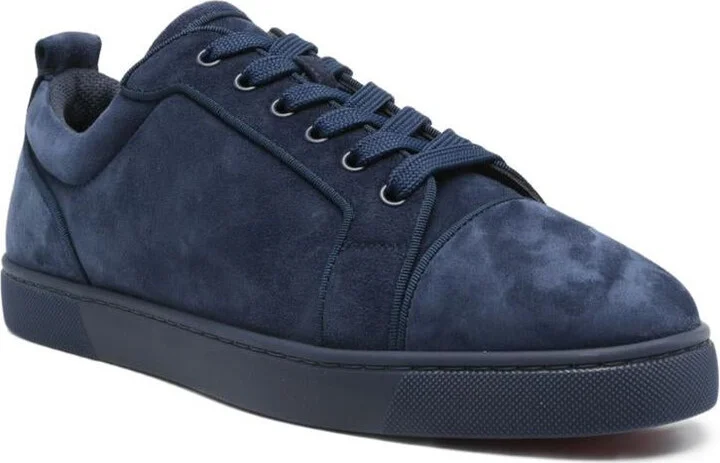 Christian Louboutin Louis Junior Velvet Sneakers - Image 4