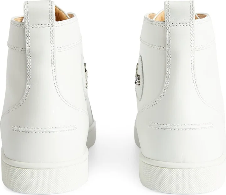 Christian Louboutin Louis Leather High-Top Sneakers - Image 5