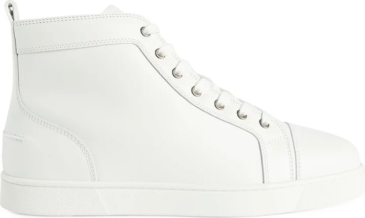 Christian Louboutin Louis Leather High-Top Sneakers - Image 6