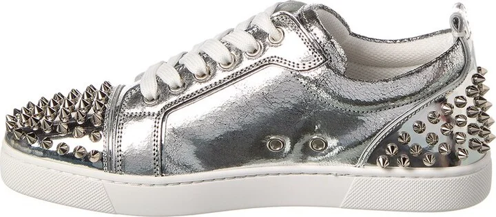 Christian Louboutin Louise Junior Spikes Leather Sneaker - Image 2
