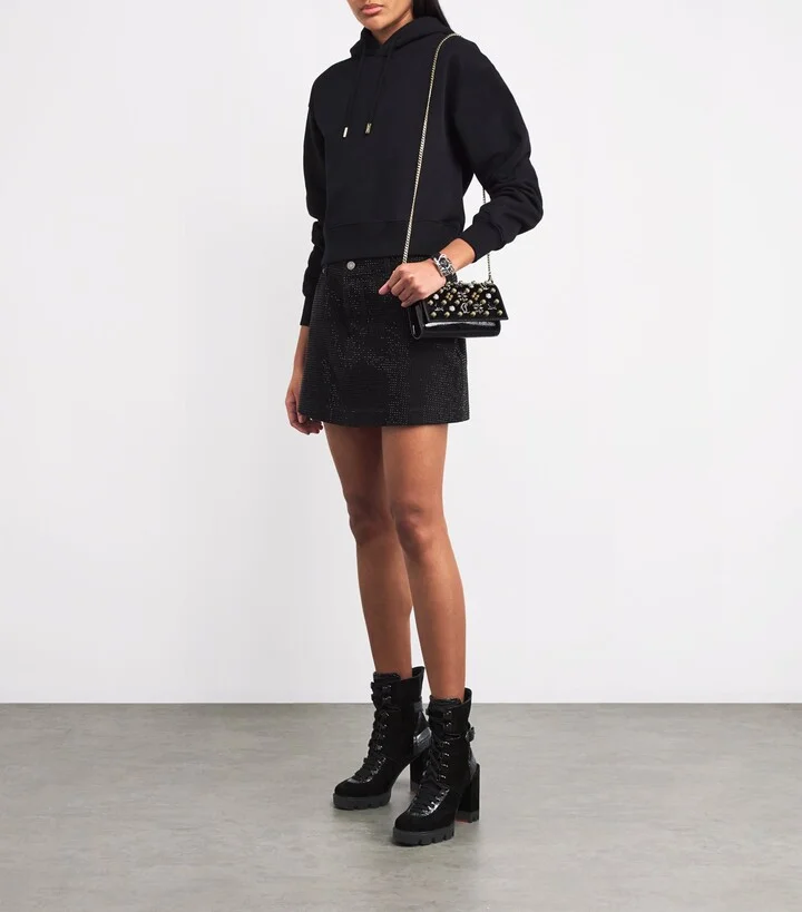 Christian Louboutin Macademia Suede Lace-Up Boots 100 - Image 2