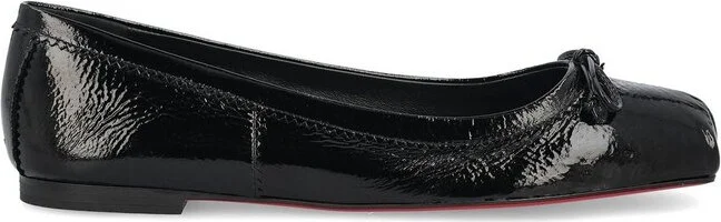 Christian Louboutin Mamadrague Bow Detailed Flat Shoes