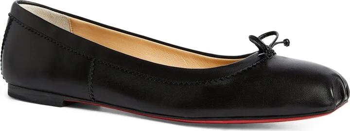 Christian Louboutin Mamadrague Leather Ballet Flats - Image 4