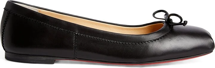 Christian Louboutin Mamadrague Leather Ballet Flats