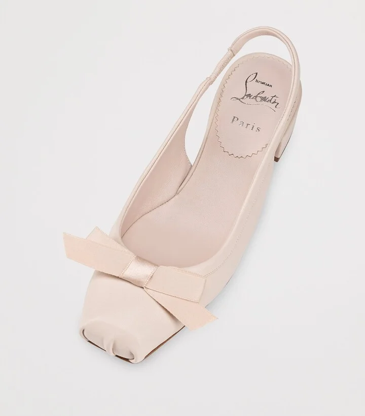 Christian Louboutin Mamaflirt Sling Nappa Leather Ballet Flats 30 - Image 4