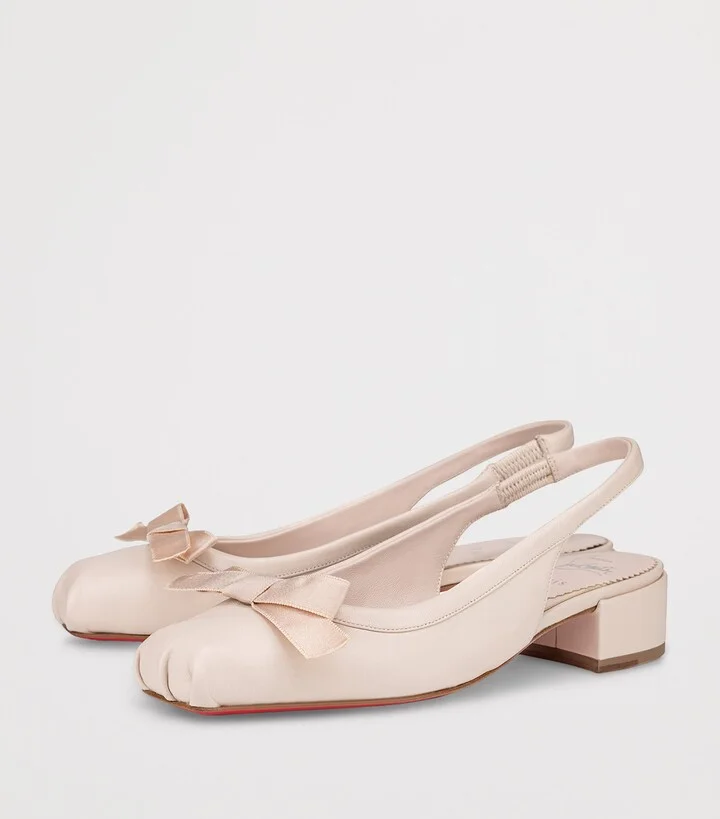 Christian Louboutin Mamaflirt Sling Nappa Leather Ballet Flats 30 - Image 6