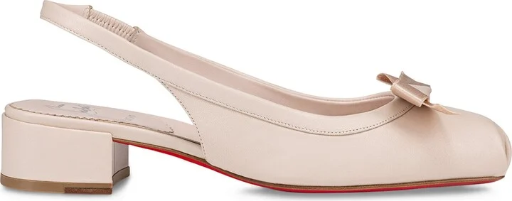 Christian Louboutin Mamaflirt Sling Nappa Leather Ballet Flats 30