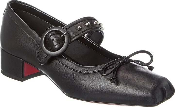 Christian Louboutin Mamastrapita Spikes 30 Leather Pump