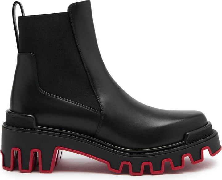 Christian Louboutin Marchacroche Dune Leather Chelsea Boots