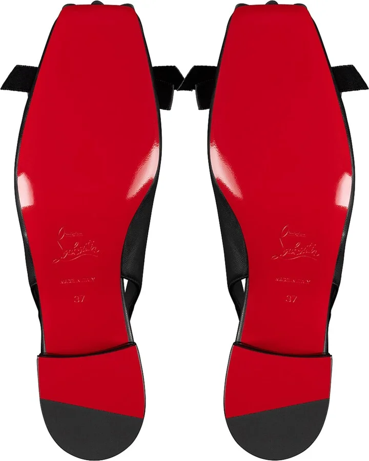 Christian Louboutin Marmaflirt Leather Slingbacks 30 - Image 3