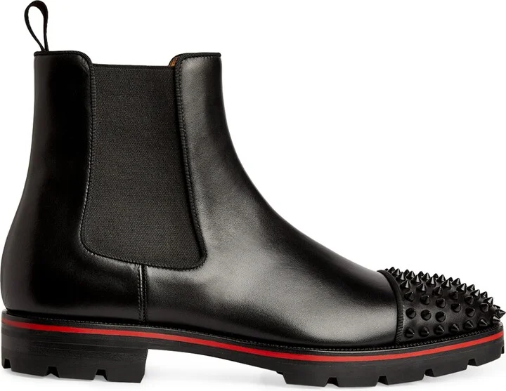 Christian Louboutin Melon Spikes Calfskin Boots