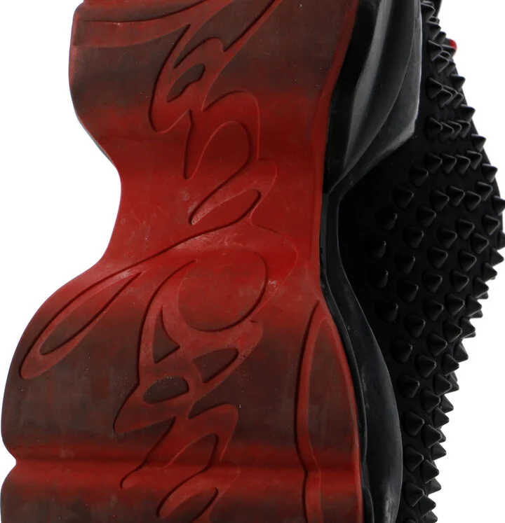 Christian Louboutin Men's Spike Sock Sneakers Spiked Neoprene - Image 5
