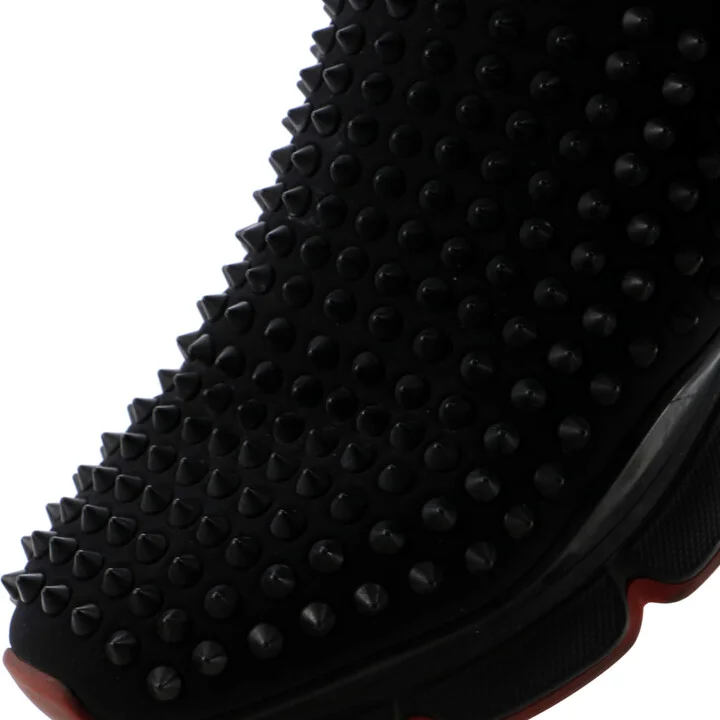 Christian Louboutin Men's Spike Sock Sneakers Spiked Neoprene - Image 6