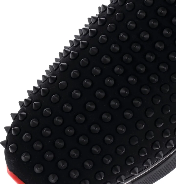 Christian Louboutin Men's Spike Sock Sneakers Spiked Neoprene - Image 5