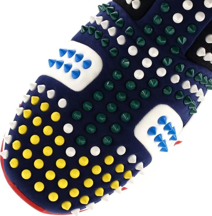 Christian Louboutin Men's Spike Sock Sneakers Spiked Neoprene - Image 5