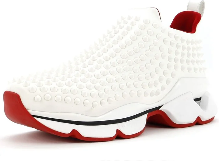 Christian Louboutin Men's Spike Sock Sneakers Spiked Neoprene