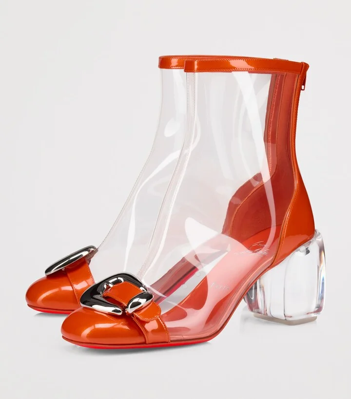 Christian Louboutin Minny Bubble Ankle Boots 70 - Image 3
