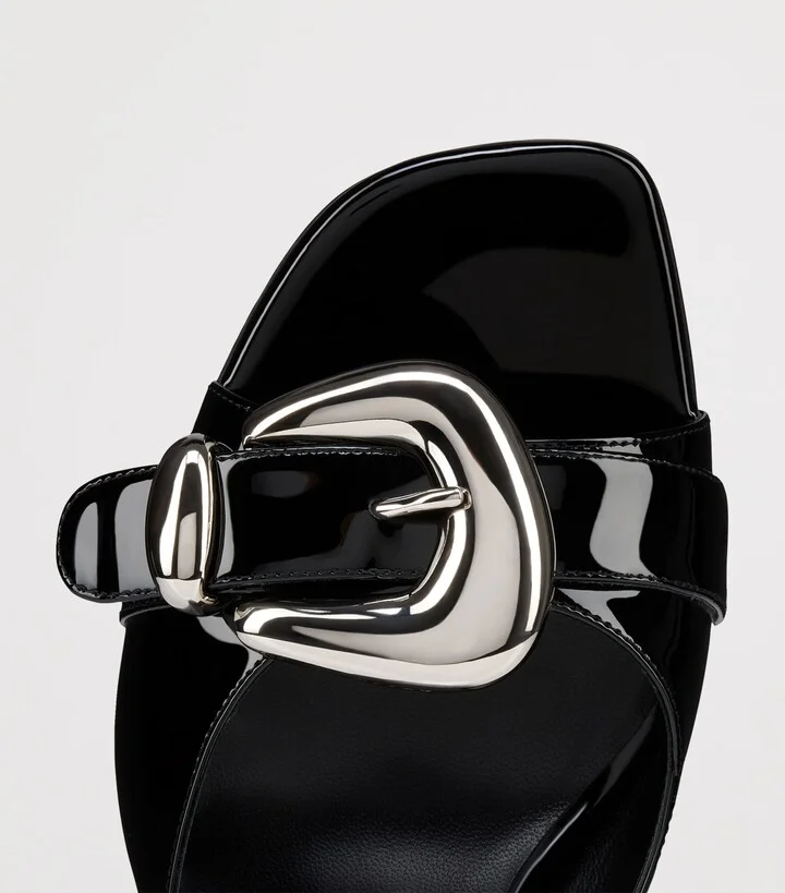 Christian Louboutin Minny Leather Heeled Mules 70 - Image 3