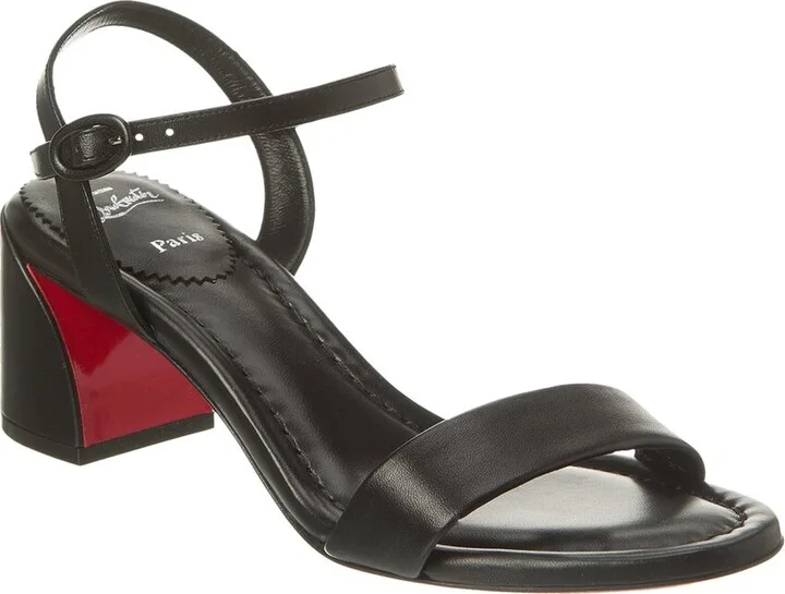 Christian Louboutin Miss Jane 55 Leather Sandal