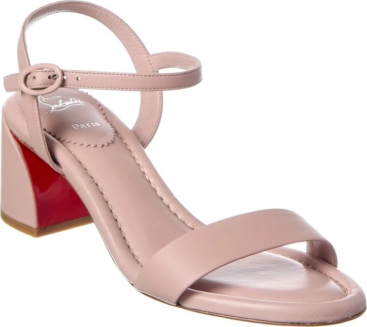 Christian Louboutin Miss Jane 55 Leather Sandal