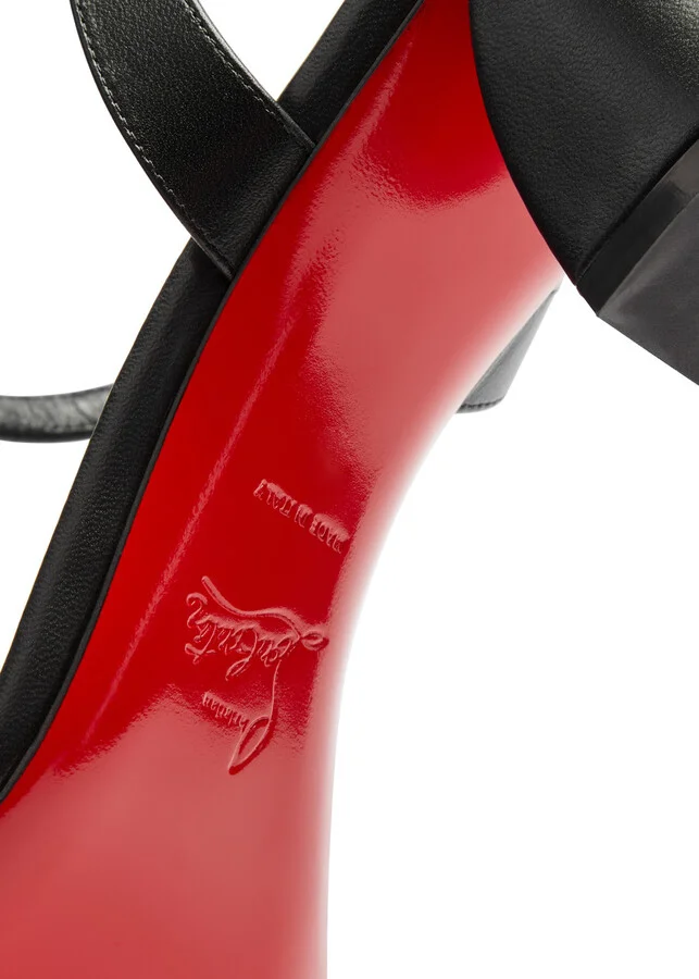Christian Louboutin Miss Jane 55 Leather Sandals - Image 4