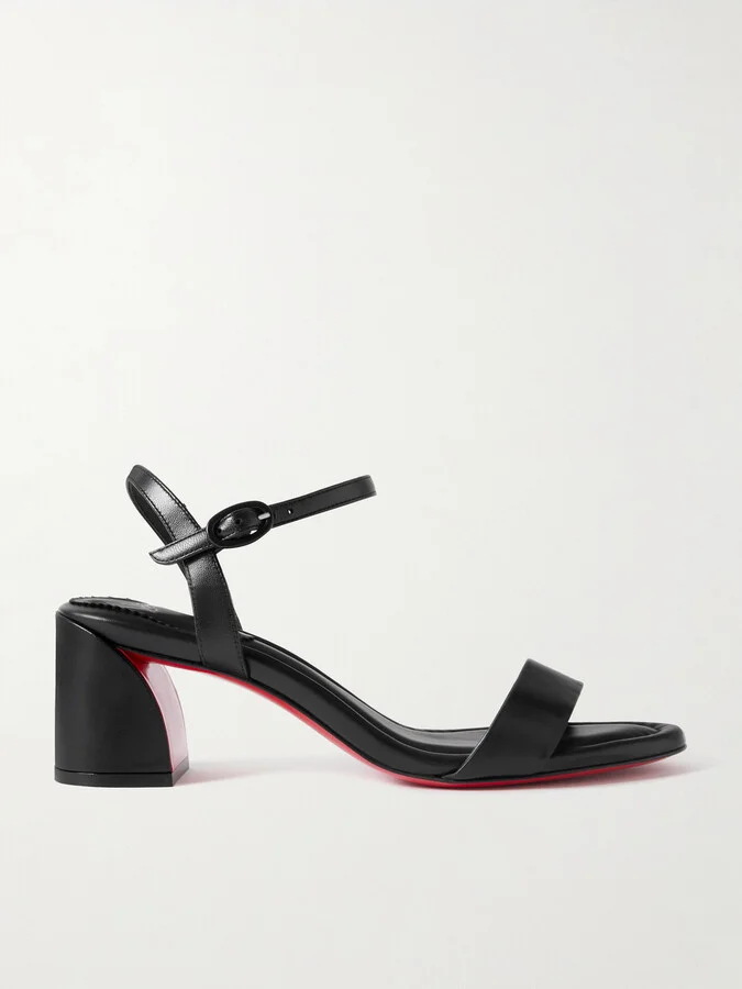 Christian Louboutin - Miss Jane 55 Leather Sandals - Black