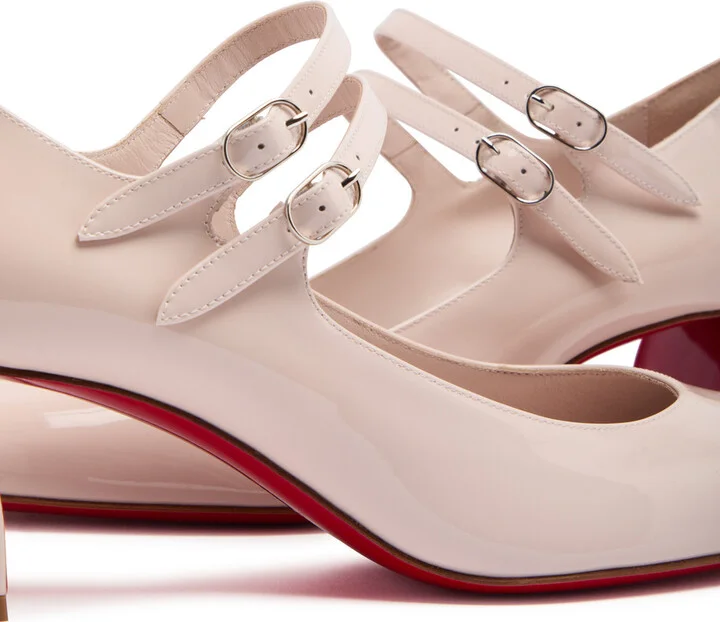 Christian Louboutin Miss Jane 55 Patent Leather Pumps - Image 3