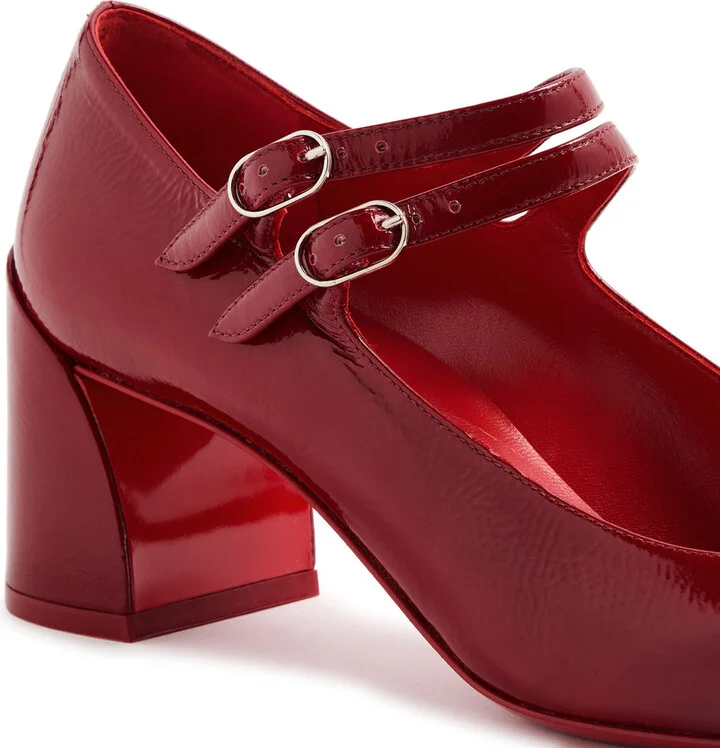 Christian Louboutin Miss Jane 55 Patent Leather Pumps - Image 4