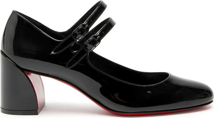 Christian Louboutin Miss Jane 55 Patent Leather Pumps