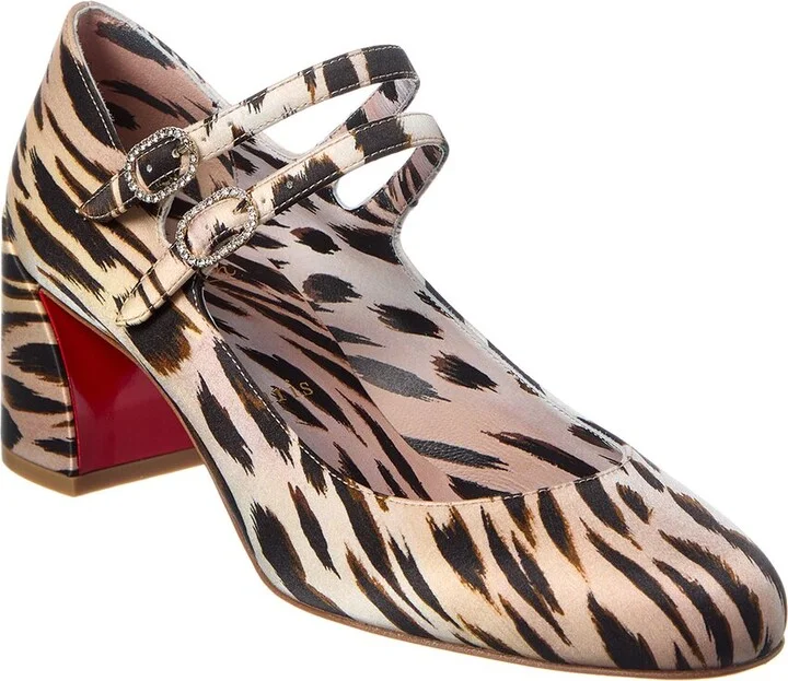 Christian Louboutin Miss Jane 55 Silk Pump