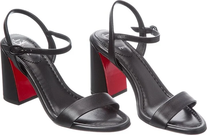 Christian Louboutin Miss Jane 85 Leather Sandal (Authentic Pre-Loved) - Image 2