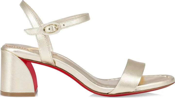 Christian Louboutin Miss Jane Leather Sandals 55