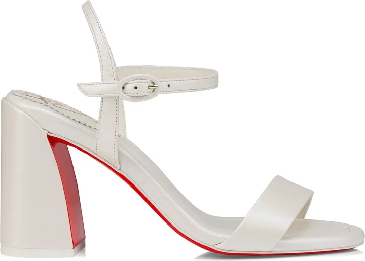 Christian Louboutin Miss Jane Nappa Leather Heeled Sandals 85
