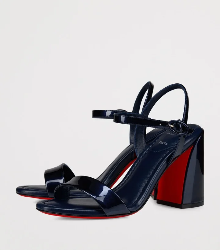 Christian Louboutin Miss Jane Patent Leather Heeled Sandals 85 - Image 4