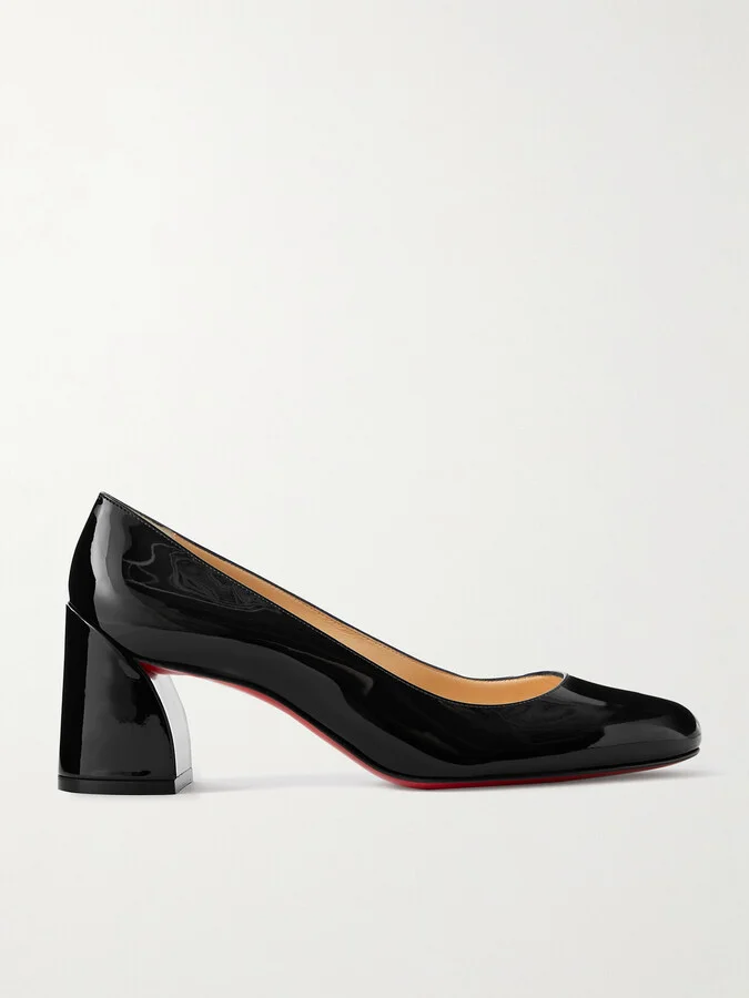 Christian Louboutin - Miss Sab 55 Patent-leather Pumps - Black