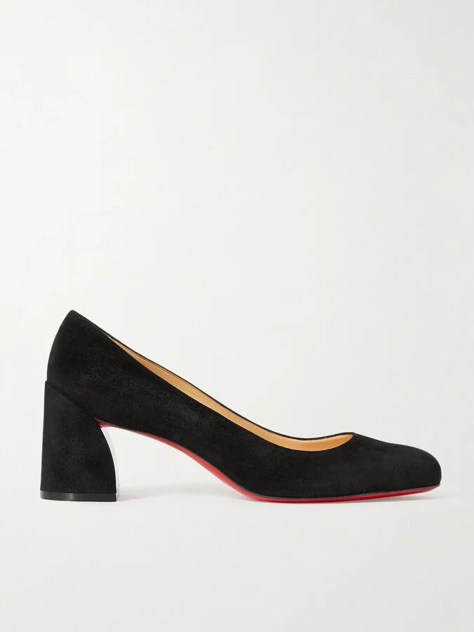 Christian Louboutin - Miss Sab 55 Suede Pumps - Black