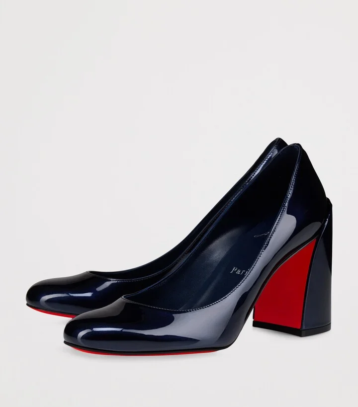 Christian Louboutin Miss Sab Patent Leather Pumps 85 - Image 4