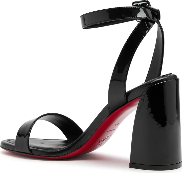 Christian Louboutin Miss Sabina 85 Patent Leather Sandals - Image 2