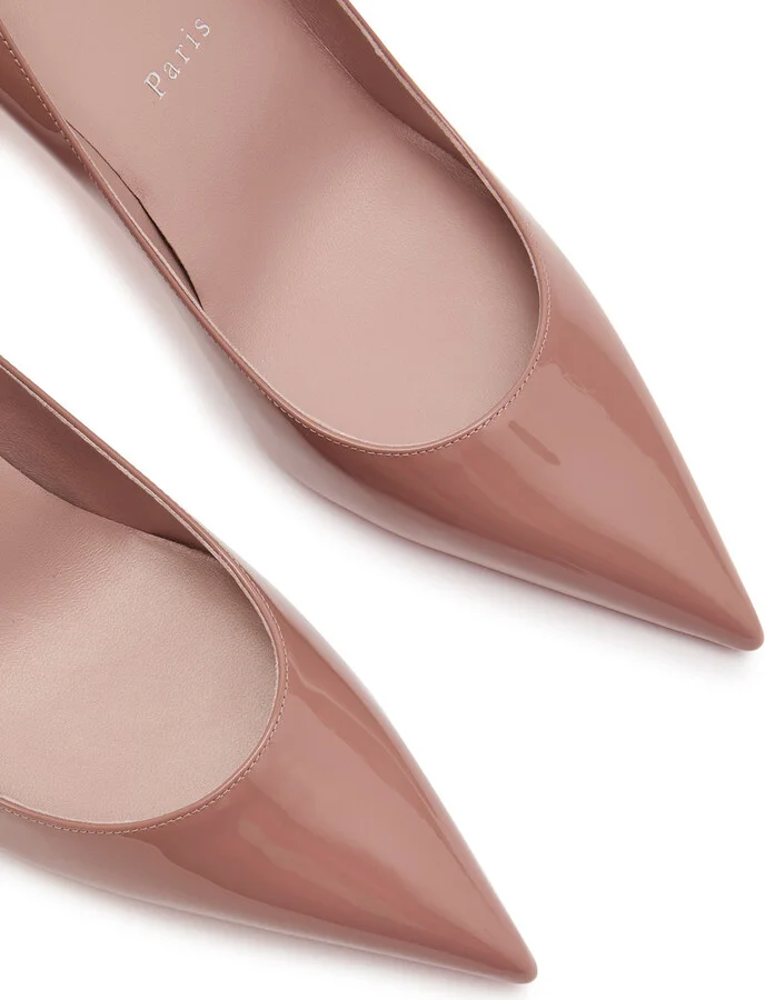Christian Louboutin Miss Z 80 Patent Leather Pumps - Image 3