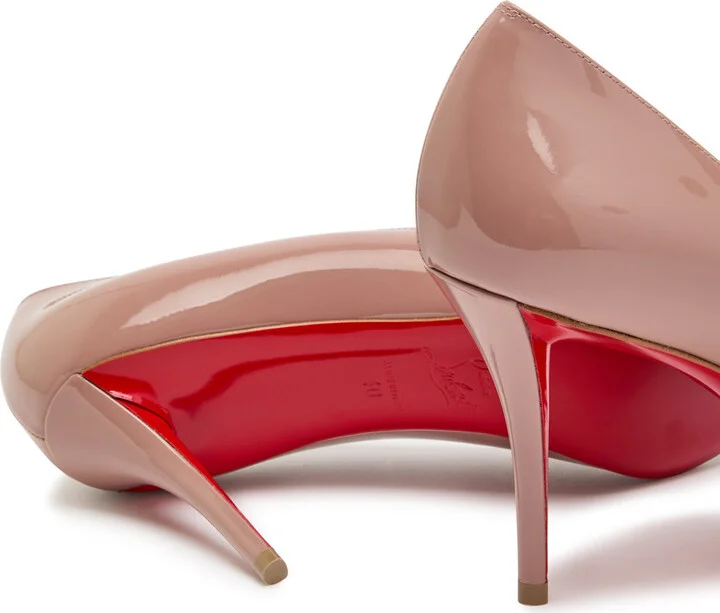 Christian Louboutin Miss Z 80 Patent Leather Pumps - Image 4