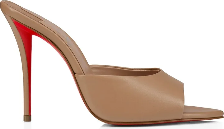 Christian Louboutin Miss Z Leather Heeled Mules 100