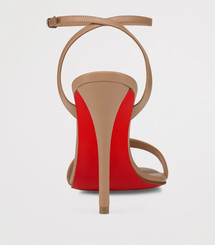 Christian Louboutin Miss Z Leather Heeled Sandals 100 - Image 5