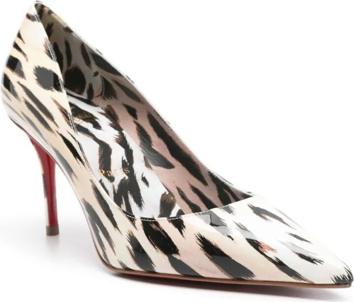 Christian Louboutin Miss Z Leather Pumps - Image 4