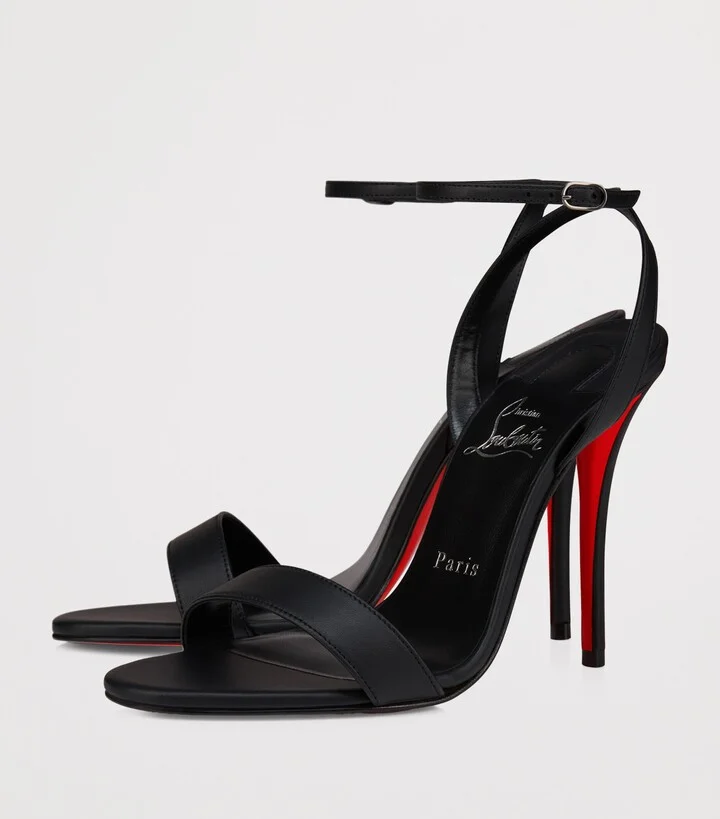 Christian Louboutin Miss Z Nappa Leather Heeled Sandals 100 - Image 3