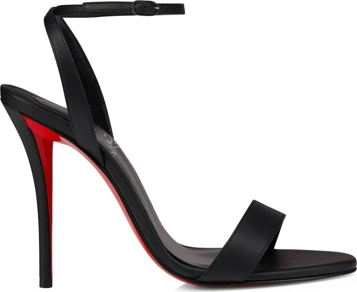 Christian Louboutin Miss Z Nappa Leather Heeled Sandals 100