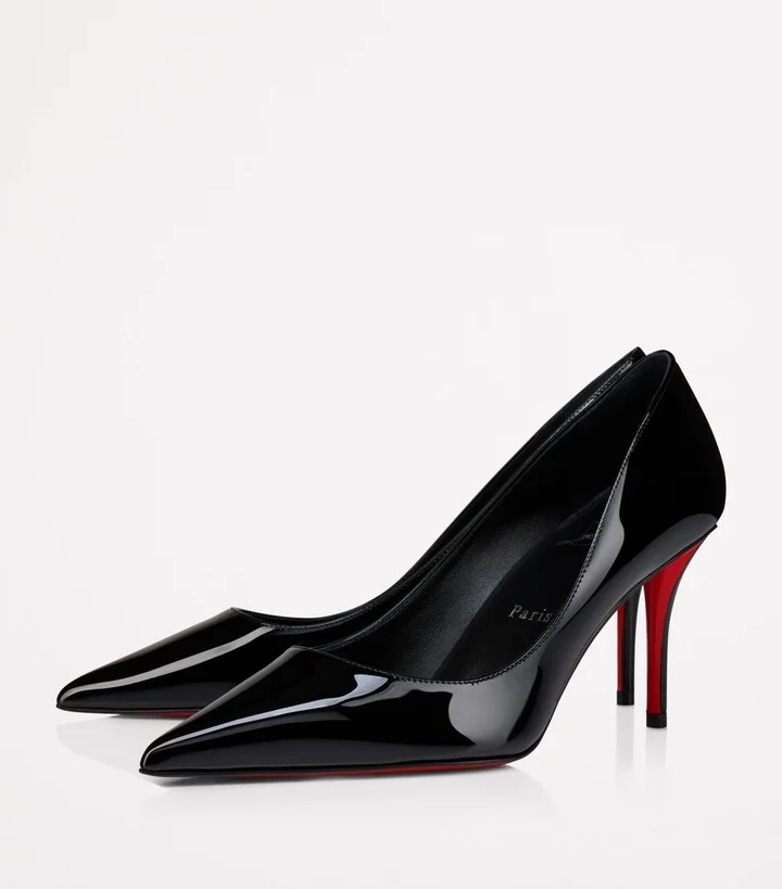 Christian Louboutin Miss Z Patent Leather Pumps 80 - Image 2