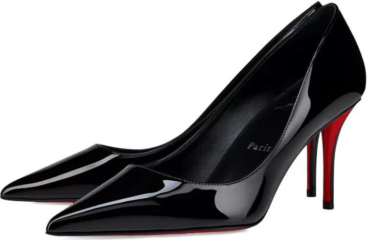 Christian Louboutin Miss Z Patent Leather Pumps - Image 2