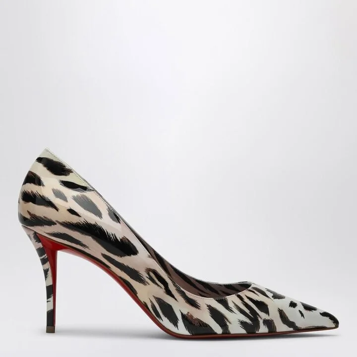 Christian Louboutin Miss Z Pumps In Gigi Printed Patent Calfskin