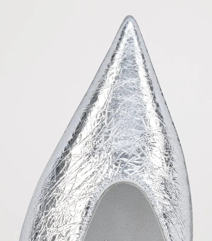 Christian Louboutin Miss Z Slimimule Leather Heeled Mules 80 - Image 4